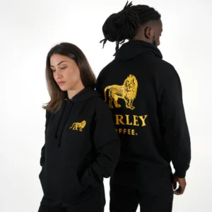 Marley Coffee mikina s kapucou černá